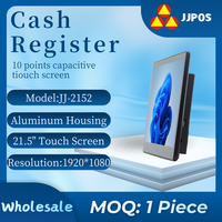 Terminales POS con Pantalla Táctil Capacitiva de 21.5 Pulgadas ODM/OEM, Windows/Android, Caja Registradora de Pared para Restaurantes de Comida Rápida