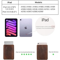 Casing Tablet Kulit Sapi Asli Tipis 7.9 Inch Langsung dari Pabrik untuk iPad Mini 6 2021 Mini 5 4 3 2 1 Laptop CF301920