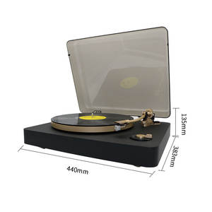 Cinturón de grabación de vinilo de <span class=keywords><strong>alta</strong></span> <span class=keywords><strong>fidelidad</strong></span> para escritorio, transmisión de dientes azules, reproductor de <span class=keywords><strong>tocadiscos</strong></span> con aguja para dj, diseño perfecto - Product Image 6
