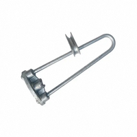 Accessoires électriques certifiés par le réseau électrique, marque JINGCI, assemblage de support de tension réglable robuste, acier galvanisé à chaud, embout en acier