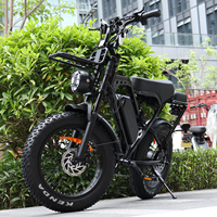 Entrepôt NL Fat Bike VTT Tout Suspendu Cross VOMO X80 Pro 250W Vélo Électrique Rétro 20 Pouces Bon Marché Tout-Terrain