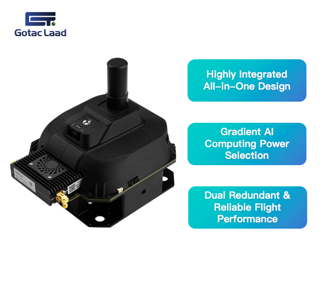 Lightweight Swarm Coordination Processing Unit AI Edge Computing Remote Control Water Resistant Durable Design 15Km