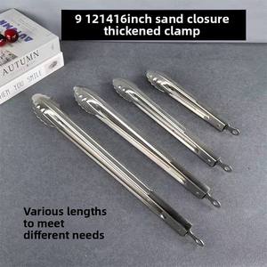 Yolecen Pinces à barbecue épaissies en acier inoxydable <span class=keywords><strong>de</strong></span> 16 pouces Ustensiles résistants aux hautes températures pour les aliments à saucisses à viande grillée - Product Image 2