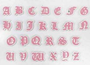 Breloques en caoutchouc en gros pour sabots, lettres et chiffres, breloques alphabet pour chaussures, accessoires de décoration - Product Image 5