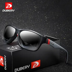 运动风格方形偏光太阳镜男士户外旅行UV400防护太阳镜2020新款杜贝品牌护目镜D732