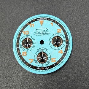 Nuevo Reloj de Estilo Moderno, Cronógrafo de 3 Esferas, Esfera Azul Cielo de 29,5 mm, Compatible con el Movimiento VK63 - Product Image 5