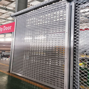 Puerta personalizada al por mayor <span class=keywords><strong>de</strong></span> fábrica, puerta enrollable <span class=keywords><strong>de</strong></span> <span class=keywords><strong>seguridad</strong></span> <span class=keywords><strong>de</strong></span> material <span class=keywords><strong>de</strong></span> aluminio automático a prueba <span class=keywords><strong>de</strong></span> viento - Product Image 1
