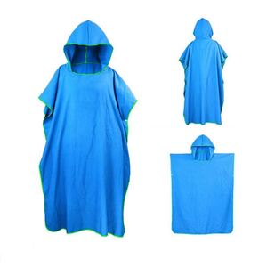Serviette de plage poncho à capuche en microfibre douce, très absorbante et séchage rapide, best-seller - Product Image 2