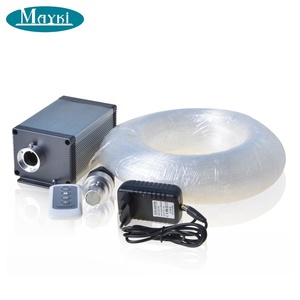 188 filament de fibre optique mixte 5W LED scintillant fibre optique éclairage pour star plafond chambre cinéma - Product Image 1