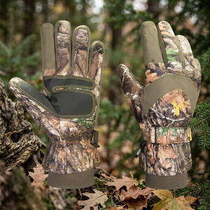 Medium Hot Shot the Hunter Glove with Real <b>Tree</b> Edge Frame Neoprene Camouflage Protection Hunting Accessories Pouches Included - Product Image 3