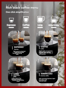 เครื่องชงกาแฟอัตโนมัติเต็มรูปแบบ S3 Pro นำเข้าจากอิตาลี บดเมล็ดกาแฟได้ ใช้ในบ้าน/ออฟฟิศ ขนาดเล็ก S3 Pro สร้างฟองนมหนาแน่นระดับมืออาชีพ S3 Pro S3 - Product Image 4
