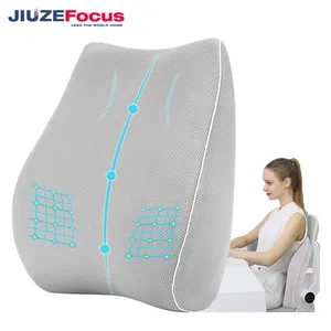 3D hava Mesh lomber destek yastığı için ofis koltuğu arka destek yastığı destek yastığı alt sırt ağrısı için geri yastık
