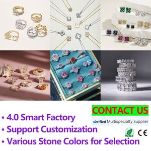 Spring Blossom Four-leaf Clover Bracelet S925 Silver Link Chain 5A Zirconia Stone Fine Fashion Jewelry <b>Charm</b> <b>Bangle</b> & Bracelets - Product Image 5