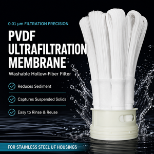 <span class=keywords><strong>Cartouche</strong></span> <span class=keywords><strong>de</strong></span> membrane d'ultrafiltration compacte en PVDF avec fibres creuses <span class=keywords><strong>de</strong></span> 0,01 micron pour équipement <span class=keywords><strong>de</strong></span> purification <span class=keywords><strong>de</strong></span> l'<span class=keywords><strong>eau</strong></span> - Product Image 1