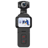 Caméra corporelle K28 5K avec microphone, 5K/15FPS, 4K/60FPS, 270° °   Objectif rotatif avec stabilisation EIS, support de microphone externe, clip/sangle