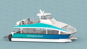 Catamarán <span class=keywords><strong>de</strong></span> Aluminio Grandsea <span class=keywords><strong>de</strong></span> 11.78m para Maldivas, Ferry con <span class=keywords><strong>Motor</strong></span> Fuera <span class=keywords><strong>de</strong></span> Borda para 30 Pasajeros en Venta - Product Image 2