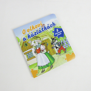 Livre de planche à couverture rigide personnalisé histoire pour enfants livre éducatif de <span class=keywords><strong>retour</strong></span> à l'école histoire de haute qualité du mouton et du loup - Product Image 6