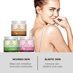 Crema Corporal Orgánica para el Cuidado del Cabello con Logotipo Personalizado, Loción Corporal Humectante y Blanqueadora con Aceite de Coco, Rosa, Té Verde y Manteca de Karité - Product Image 4