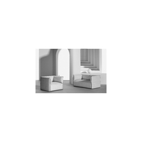 Fauteuil de bureau individuel Bandry SF-26 en tissu W1000D850H730 – Mobilier moderne pour réception et salon de bureau