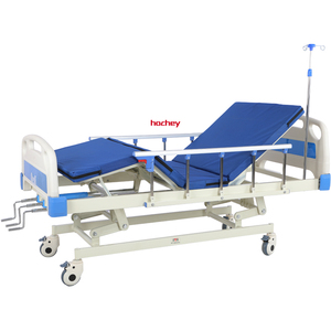 <span class=keywords><strong>Lit</strong></span> d'hôpital HOCHEY MEDICAL à 3 manivelles, structure en acier robuste avec capacité de charge élevée, <span class=keywords><strong>lit</strong></span> médical manuel - Product Image 2