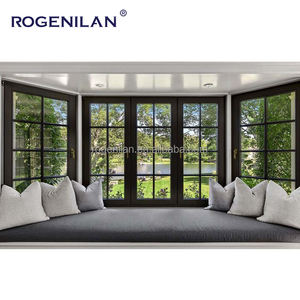 Ventanas abatibles convexas y de <span class=keywords><strong>arco</strong></span> con aislamiento de vidrio templado de doble panel de aluminio de alta calidad para apartamentos residenciales - Product Image 2