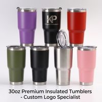 12 14 20 24 18 26 36 30oz Cangkir Baja Tahan Karat Dinding Ganda Vakum Terisolasi Mug Kustom untuk Mobil 30 Oz Tumbler Vasos