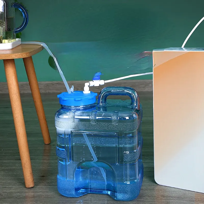 דלי אחסון מים ביתיים דלי מים לשתייה עם מטהר מים מילוי אוטומטי דלי טהור