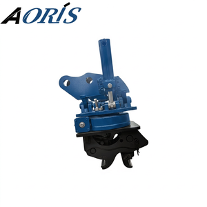 Rotateur hydraulique inclinable à 360 degrés haute résistance avec attache rapide pour mini-excavatrice KX-U17/SY26U - Product Image 1