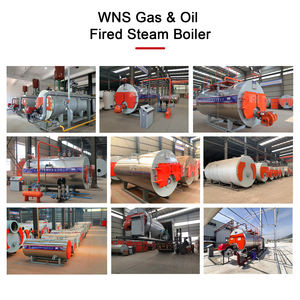 Henan <span class=keywords><strong>Taiguo</strong></span> เครื่องทำความร้อนอุตสาหกรรมสำหรับหม้อต้มไอน้ำแรงดันต่ำท่อไฟแนวนอน - Product Image 2