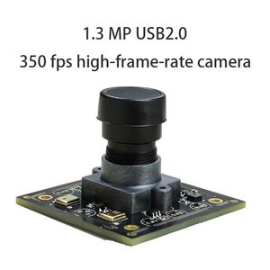 โมดูลกล้อง LLGCAM 1.3MP 350fps อัตราเฟรมสูง USB2.0 กล้องแบบ Global Shutter ไม่ต้องใช้ไดรเวอร์ UVC เลนส์ 4.26 มม. F2.8 FF NF CMOS - Product Image 1