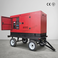 Générateur de soudage diesel silencieux Weichai 40 kW 500 A monophasé/triphasé, démarrage automatique/à distance, CC 400 V/110 V, refroidissement par eau, pour chantier extérieur
