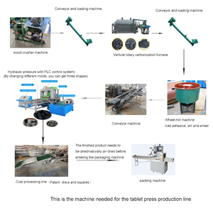 Prensa Hidráulica para Briquetas de Carbón con Control PLC, Capacidad de 250 kg/hora - Product Image 6