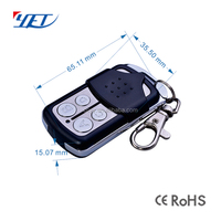 Control Remoto YET019 con Código de Clonación, Código de Aprendizaje y Código Variable para Abridor de Puerta de Garaje