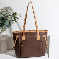 Sac de toilette portable en polyester haut de gamme, grande capacité, étanche, avec fermeture éclair et bandoulière unique