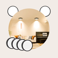 Éclairage intérieur moderne à gradation à trois couleurs pour hôtel Luminaire encastré à montage en surface sans garniture Downlights/Led Downlight/Spot Light