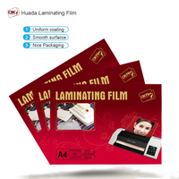 Feuilles de plastification A4 mates 80 microns en PET, pochettes de plastification A4, film de plastification mat