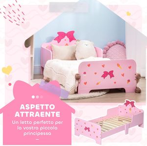 <span class=keywords><strong>Letto</strong></span> per Bambini 70x140cm con Motivo <span class=keywords><strong>Cuore</strong></span> e Figlio, Lettino per Bambini 2-4 Anni, Rosa, Anti-Caduta, in Spugna e Plastica, Fornitura Diretta dalla Fabbrica - Product Image 3