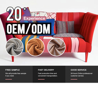 Tissu de canapé en velours de luxe en promotion, tissu d'ameublement moderne en chenille pour meubles de salon 2026