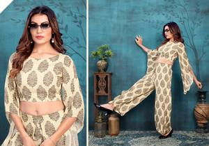 Premium Viscose Maslin Coord Set para la Oficina y el Hogar disponible a un precio asequible - Product Image 3