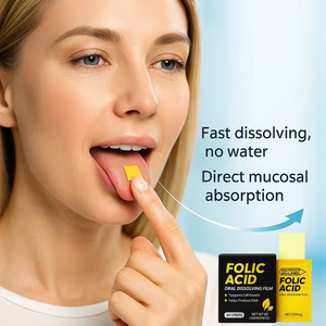 Suplemento Dietético en Película Oral de Ácido Fólico, el Más Vendido, con Vitaminas que Favorecen el Crecimiento Celular - Product Image 5