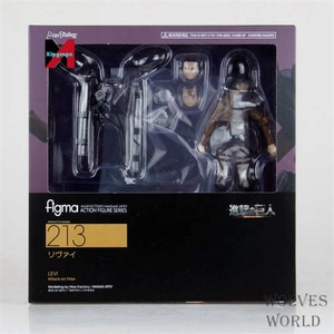 Attacco a titano Figma Trio Set Mikasa Eren Levi Figure <span class=keywords><strong>Anime</strong></span> modello articolato regalo da collezione in scatola - Product Image 4