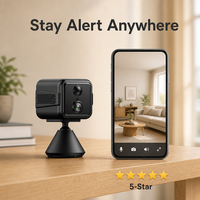 Nouvelle caméra IP Wifi mini CCTV 4mp avec batterie, vision nocturne, caméra 4g avec carte SIM, audio bidirectionnel, caméra réseau pour la maison