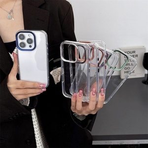 Style d'affaires PC Transparent 14 Plus pour étui <span class=keywords><strong>iPhone</strong></span> pour Apple 16Promax motif de perceuse à couverture rigide pour <span class=keywords><strong>iPhone</strong></span> 15 13/12/<span class=keywords><strong>11</strong></span> marée - Product Image 1