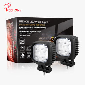 ไฟทำงาน LED ทรงสี่เหลี่ยม 40W สำหรับงานหนัก 12V-48V ขนาด 5 นิ้ว แสงสีขาวเย็น สำหรับรถออฟโรด 4x4 รถยก รถบรรทุก - Product Image 2