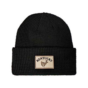 Berretto in acrilico con risvolto in maglia personalizzata, berretto in maglia da Streetwear a maglia, Logo dell'etichetta in tessuto privato, cappello con teschio da pescatore berretto invernale - Product Image 5