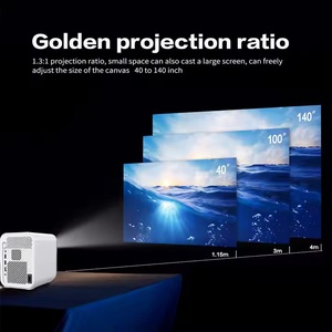 Paihao A2ミニLEDスマートビデオポケットプロジェクター1080P Max <span class=keywords><strong>Android</strong></span>オートフォーカス3D内蔵<span class=keywords><strong>WiFi</strong></span> HIFIステレオポータブルLCDランプ - Product Image 4