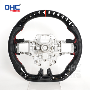 Volante de fibra de carbono Hydro Dip de stock local de EE. UU. Para <span class=keywords><strong>Ford</strong></span> <span class=keywords><strong>Mustang</strong></span> Ecoboost Gt <span class=keywords><strong>Shelby</strong></span> Gt350 <span class=keywords><strong>Gt350r</strong></span> 2015-2017 2018-2023 - Product Image 4