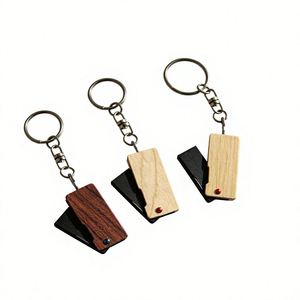 Unidad Flash USB 2.0 de Madera Natural Giratoria Ecológica de Alta Velocidad para Almacenamiento de Datos, Regalo Promocional Empresarial con Logotipo Personalizado Grabado con Láser - Product Image 1