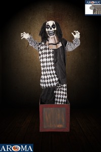 Décoration de Clown Effrayant Géant pour Halloween, Corps Oscillant, Parlant, Yeux Lumineux Clignotants pour Maisons Hantées et Fêtes - Product Image 2