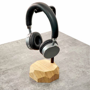 Soporte personalizado de alta gama para auriculares, soporte de exhibición de madera de diseño único para auriculares - Product Image 5